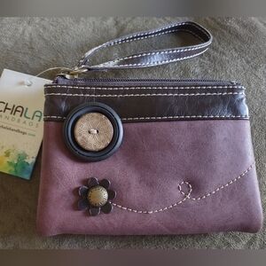 Chala Women's Purple Wristlet NWT
